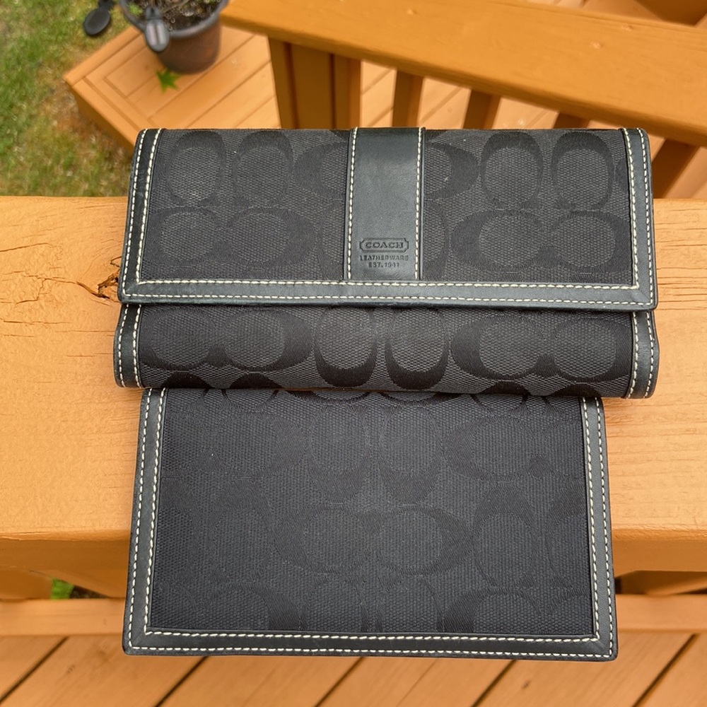 Coach Black Wallet
